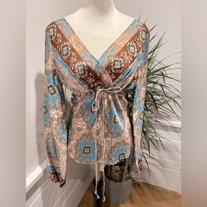Tracy Reese Plenty top size 10 silk